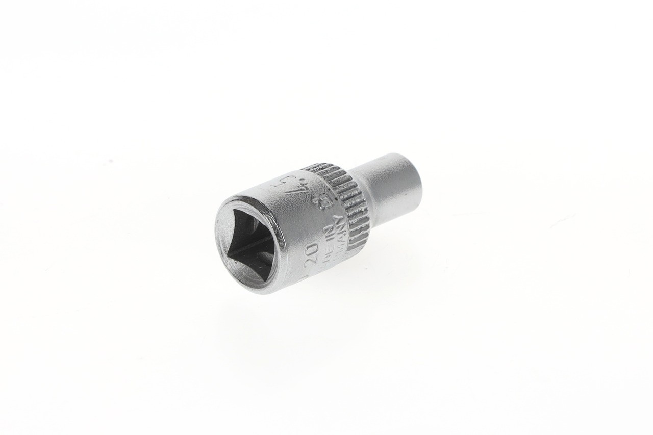 D 20 4,5 Vaso para llave de vaso 1/4" perfil UD 4,5 mm