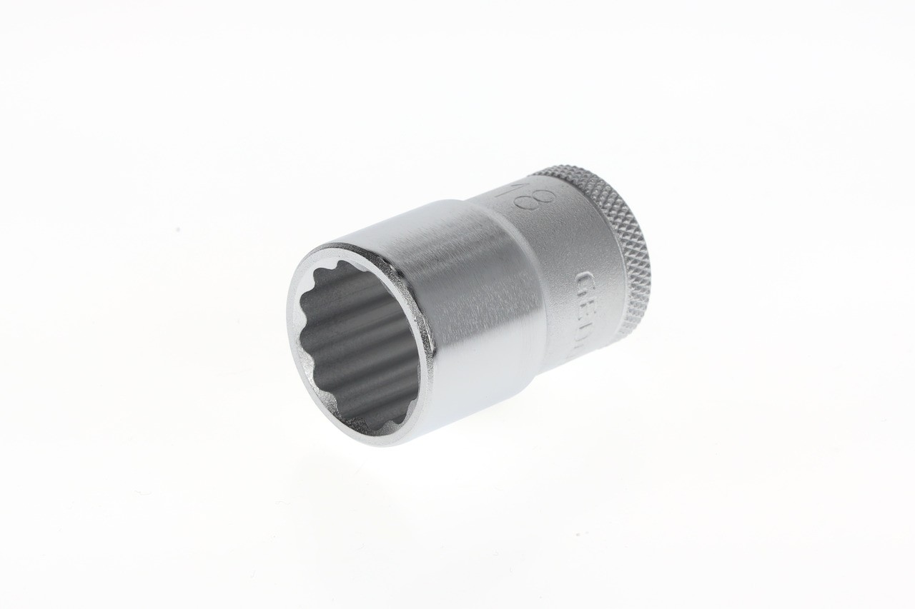 D 19 18 Vaso para llave de vaso 1/2" perfil UD 18 mm