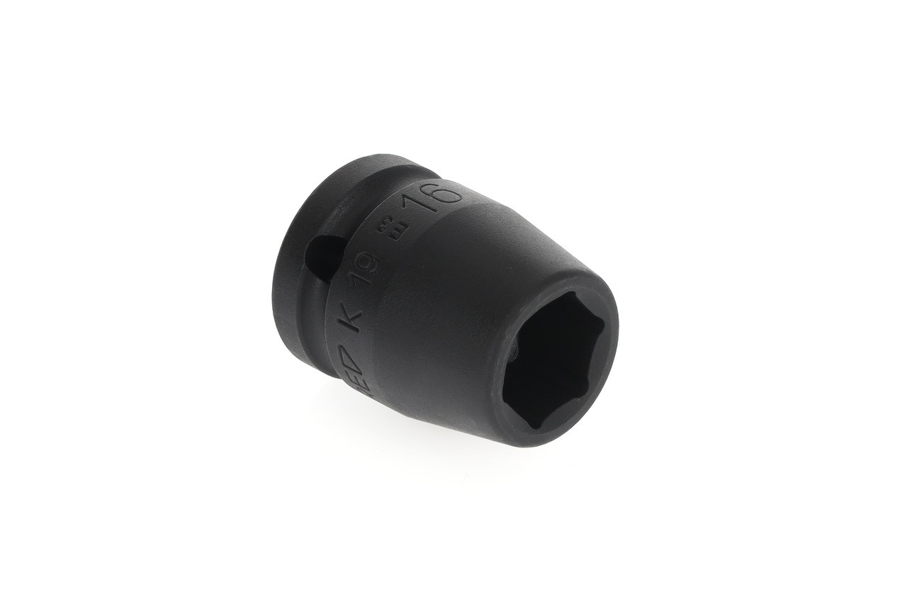 K 19 16 Vaso de impacto 1/2" hexagonal 16 mm