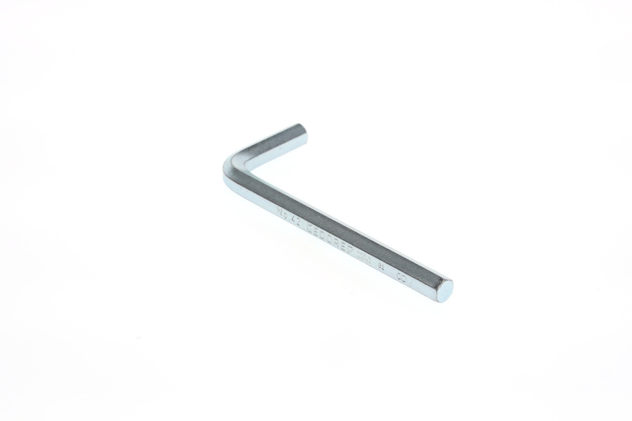 42 8 Destornillador angular, hexagonal interno 8 mm