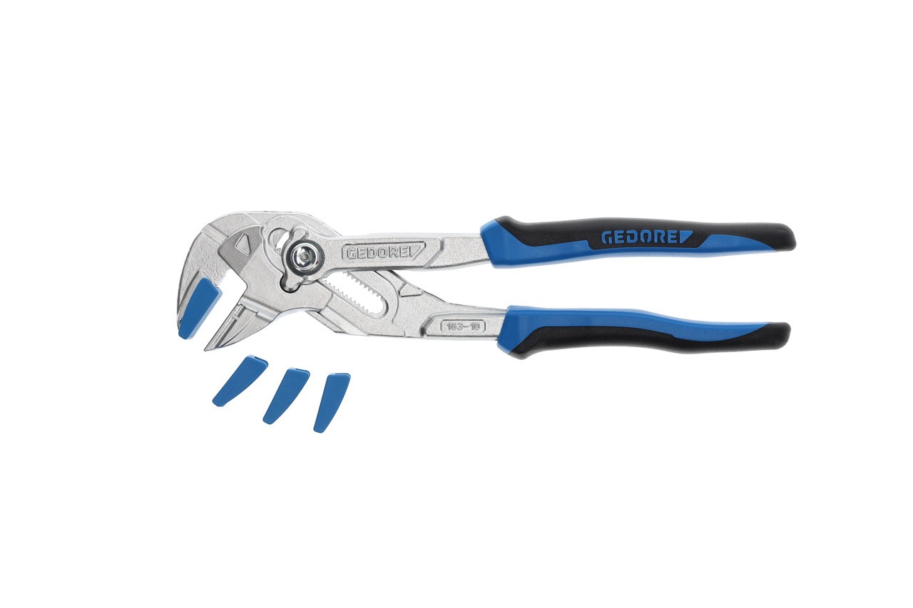 SB 183 10 JC S-002 Juego de llaves de alicates 10" JC con mango 2K y 4 mordazas de protección