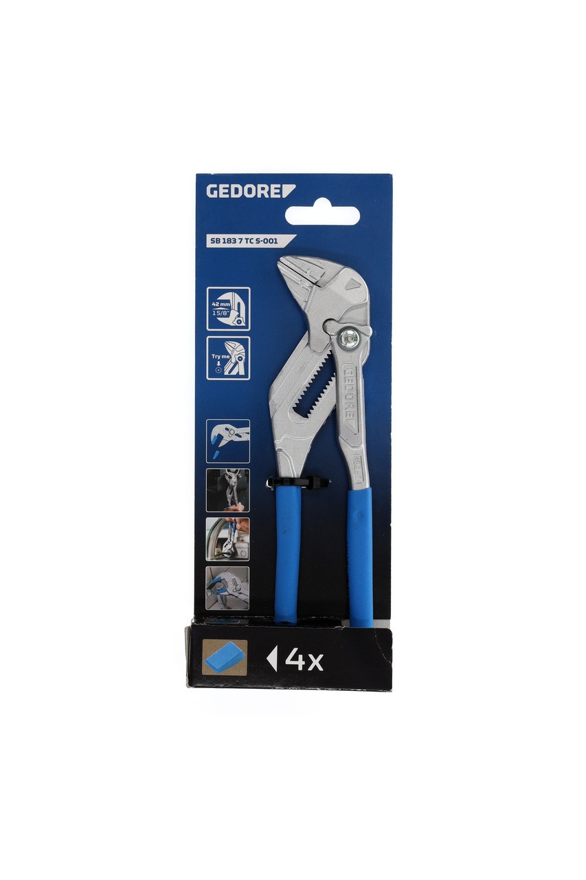 SB 183 7 TC S-001 Juego de llaves de alicates 7" TC con mango sumergido y 4 mordazas de protección