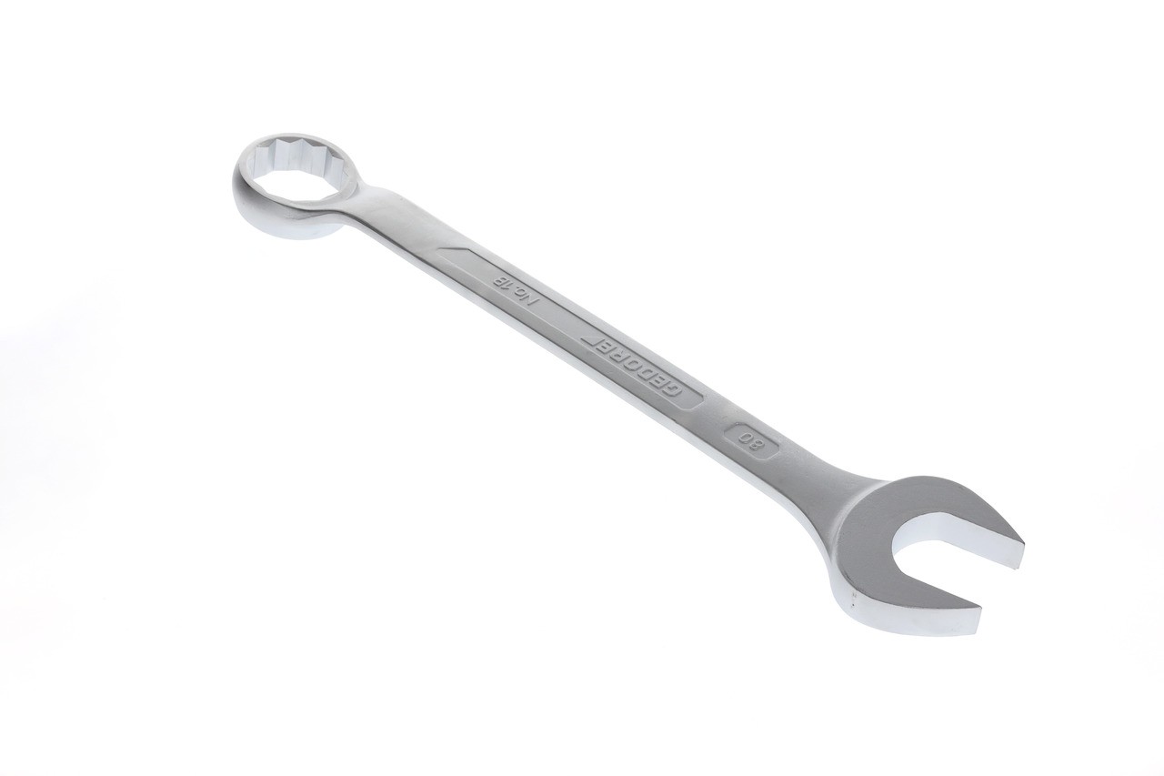 1 B 80 Llave combinada de anillo y boca de 12 caras 80 mm