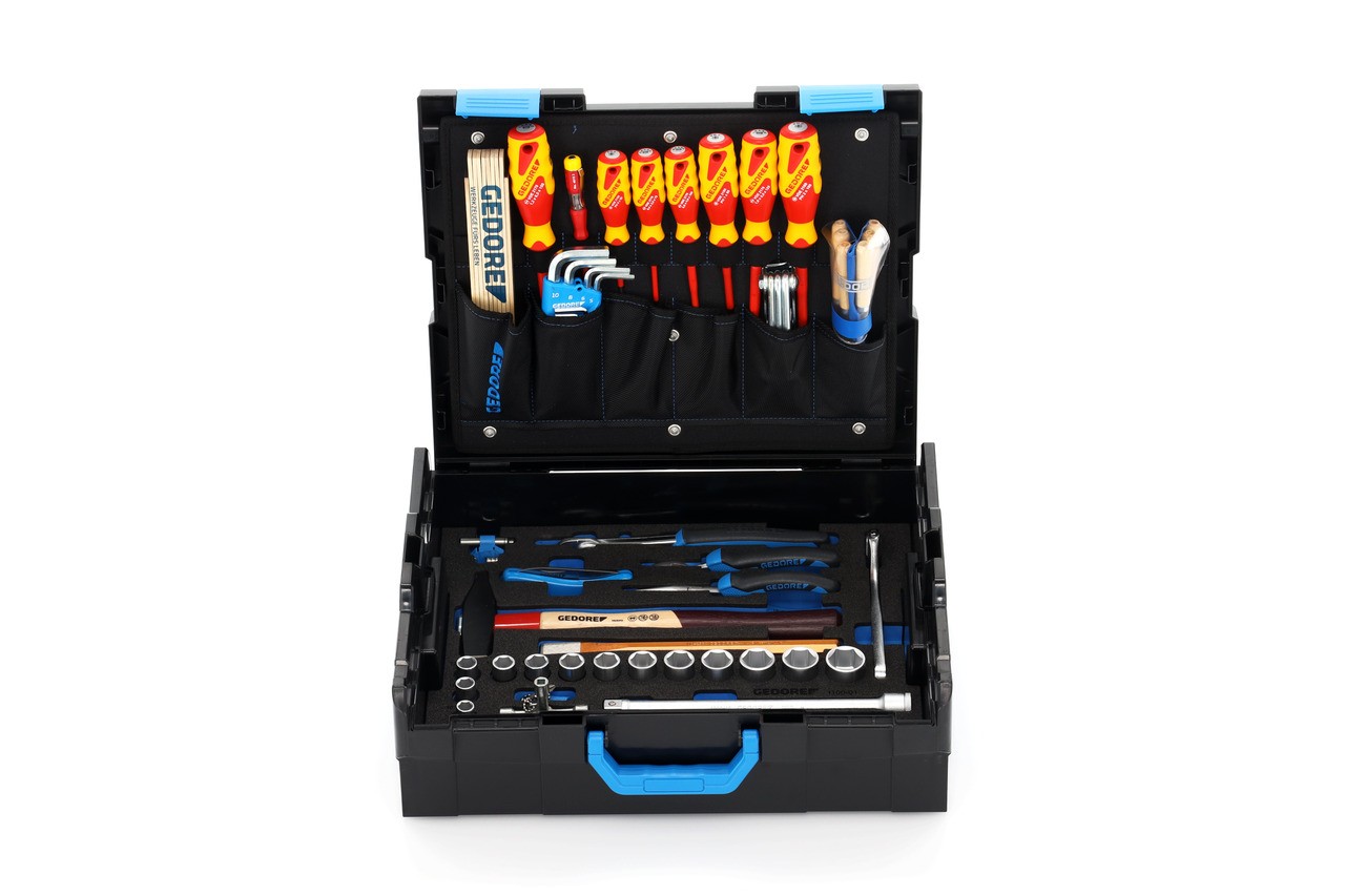 1100-01 Estuche GEDORE L-BOXX 136 con surtido de herramientas para manualidades 58 -te piezas