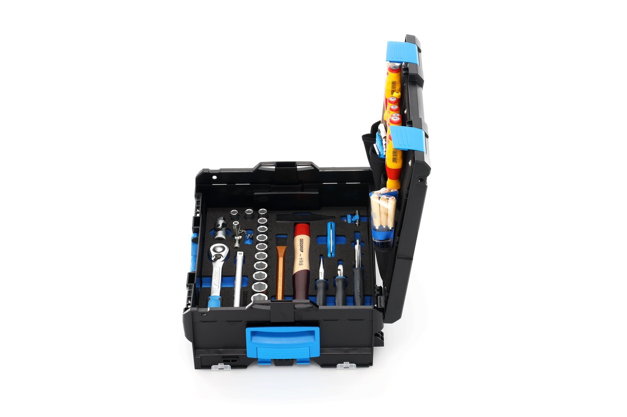 1100-01 Estuche GEDORE L-BOXX 136 con surtido de herramientas para manualidades 58 -te piezas