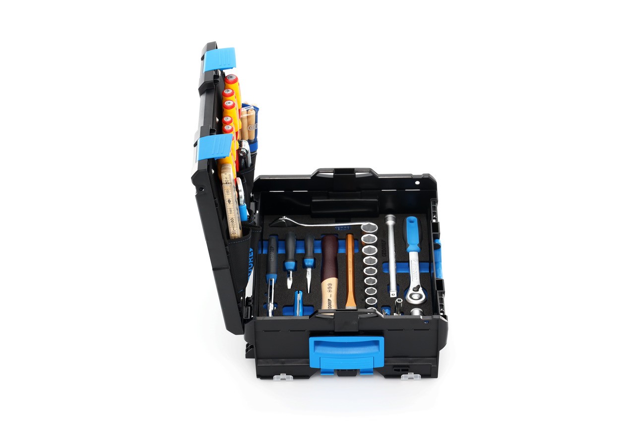 1100-01 Estuche GEDORE L-BOXX 136 con surtido de herramientas para manualidades 58 -te piezas