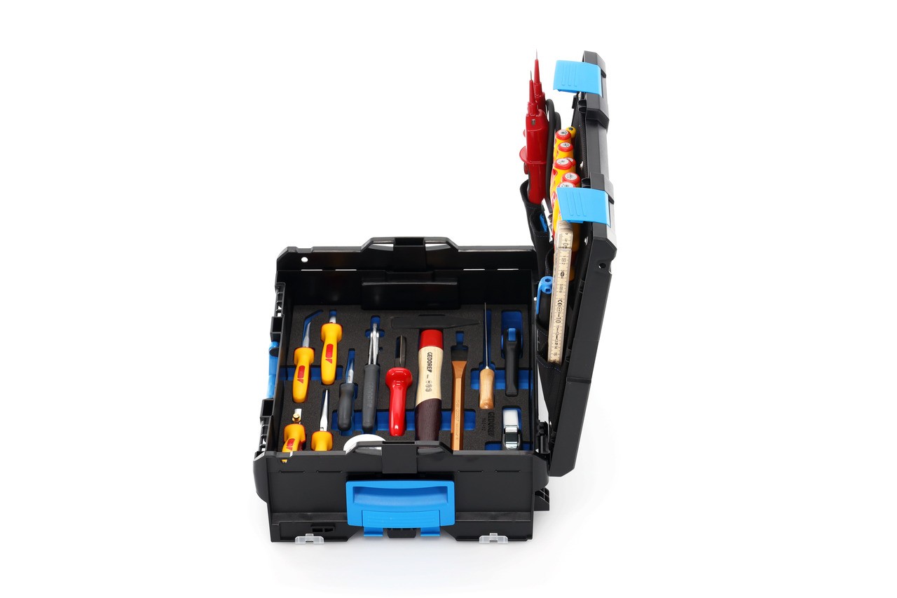 1100-02 Estuche GEDORE L-BOXX 136 con surtido de electricista 36 -te piezas