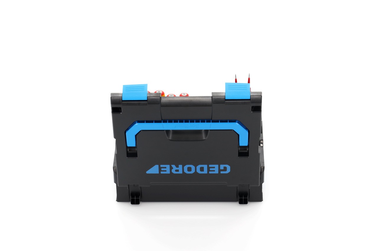 1100-02 Estuche GEDORE L-BOXX 136 con surtido de electricista 36 -te piezas