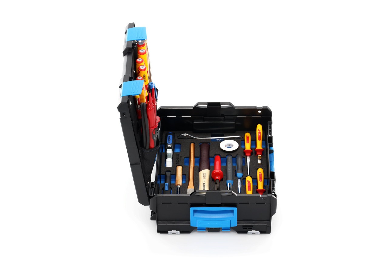 1100-02 Estuche GEDORE L-BOXX 136 con surtido de electricista 36 -te piezas