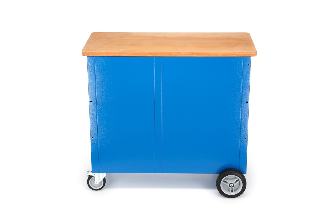 1504 0810 Banco de trabajo con ruedas con 9 Cajones