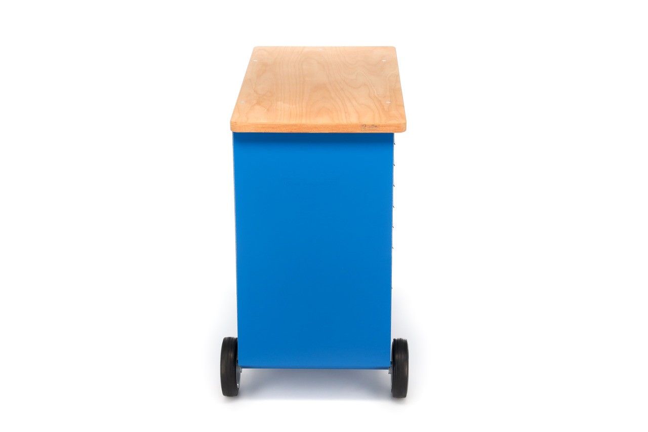 1504 0511 Banco de trabajo con ruedas con 7 Cajones