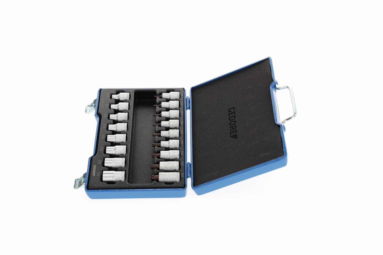 ITX 19 TX-017 Juego de destornilladores 1/2" 17 piezas Interior y Exterior TX