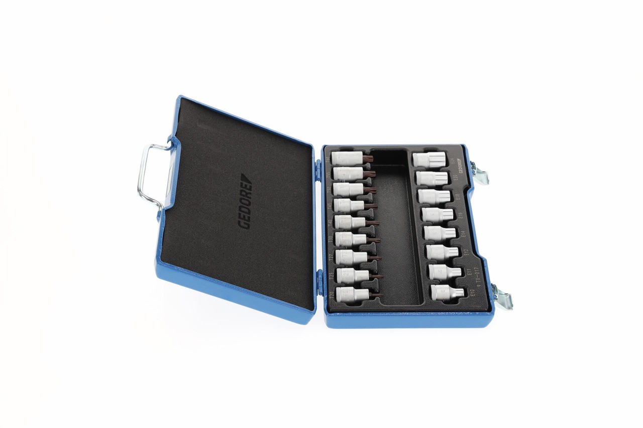 ITX 19 TX-017 Juego de destornilladores 1/2" 17 piezas Interior y Exterior TX