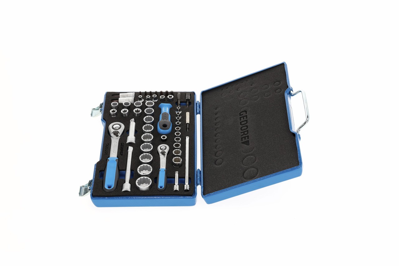 D 30 TX20 U-20 Juego de llaves de vaso 3/8" + 1/4", 50 piezas