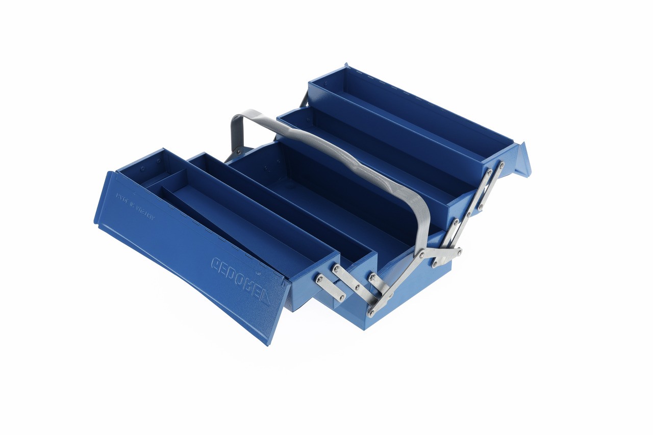 1265 L Caja de herramientas vacía, 5 compartimentos 210x420x225 mm