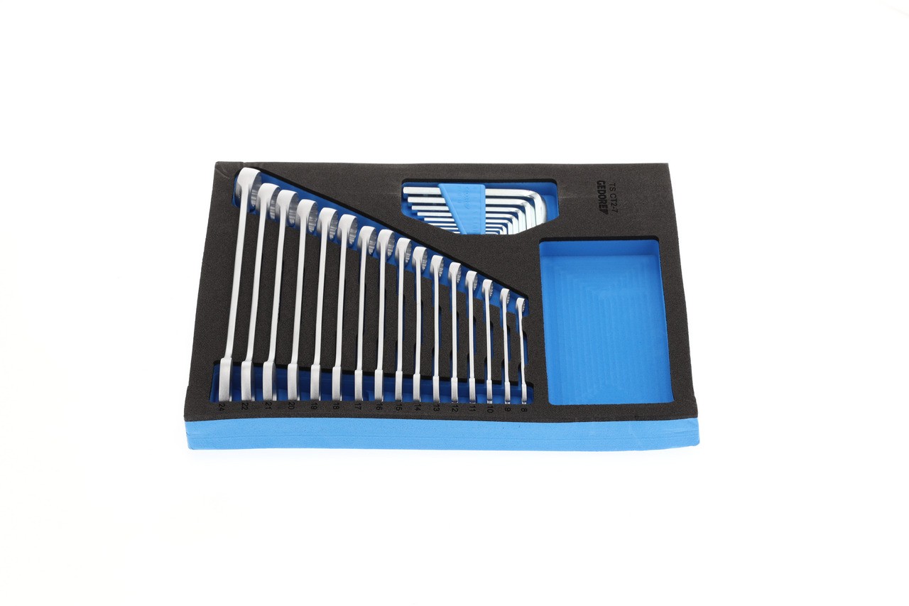 TS CT2-7 Juego de llaves combinadas de anillo y boca en módulo Check-Tool 2/4