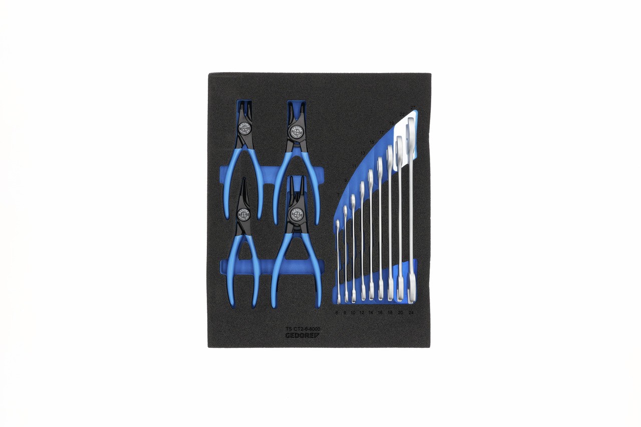 1507 XL-TS-308 Banco de trabajo con ruedas con surtido