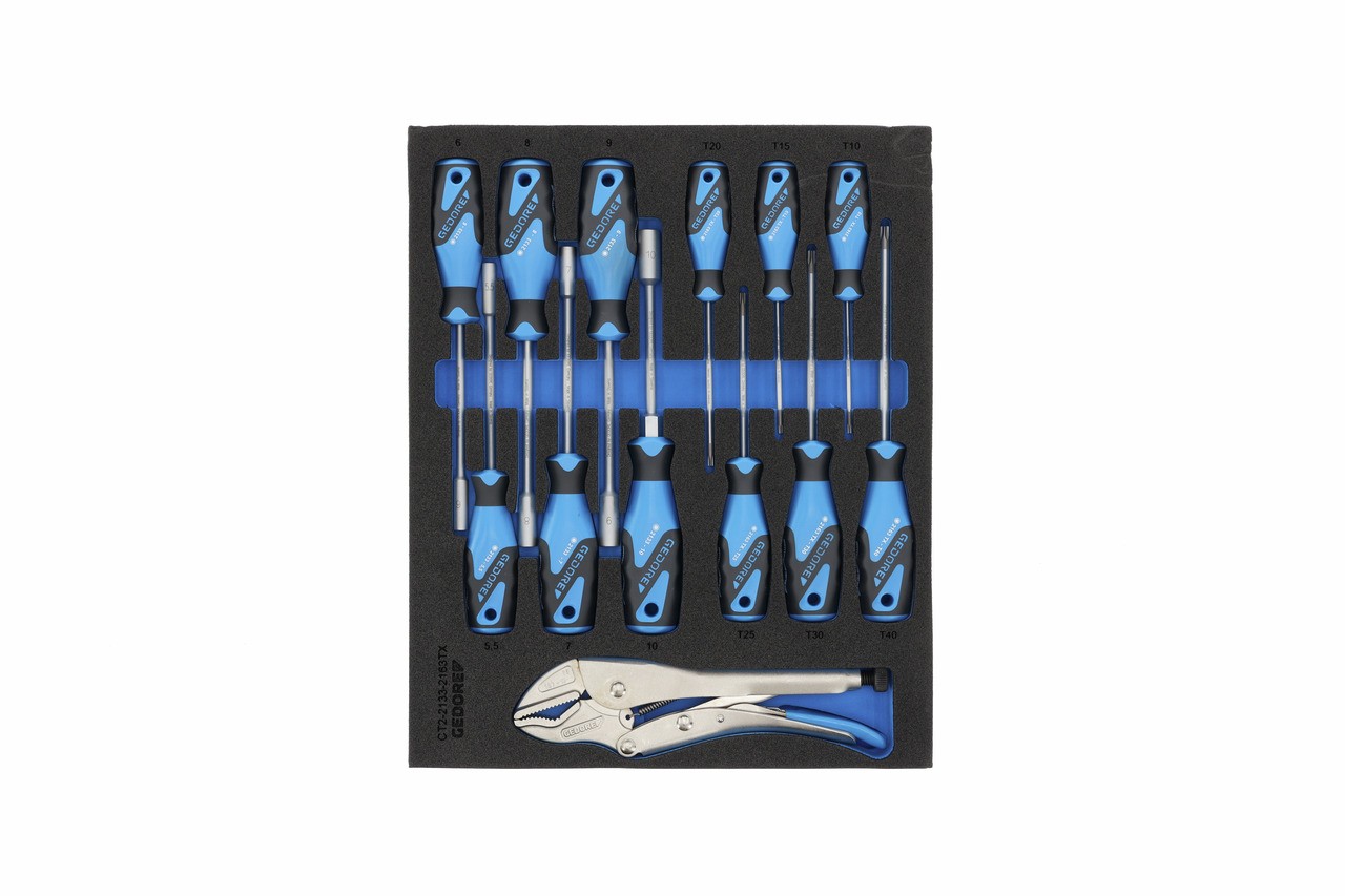 1507 XL-TS-308 Banco de trabajo con ruedas con surtido