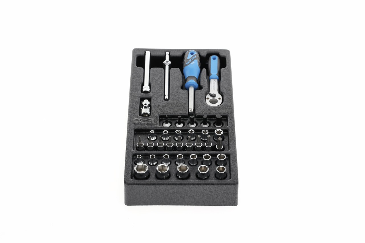 1500 ES-20 Juego de llaves de vaso 1/4" en módulo 1/3 ES