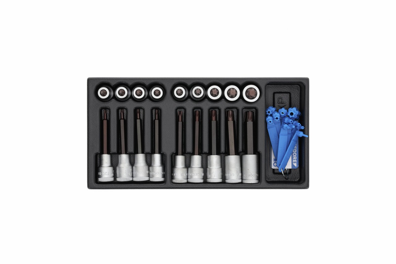 1504 EU Banco de trabajo con ruedas con surtido