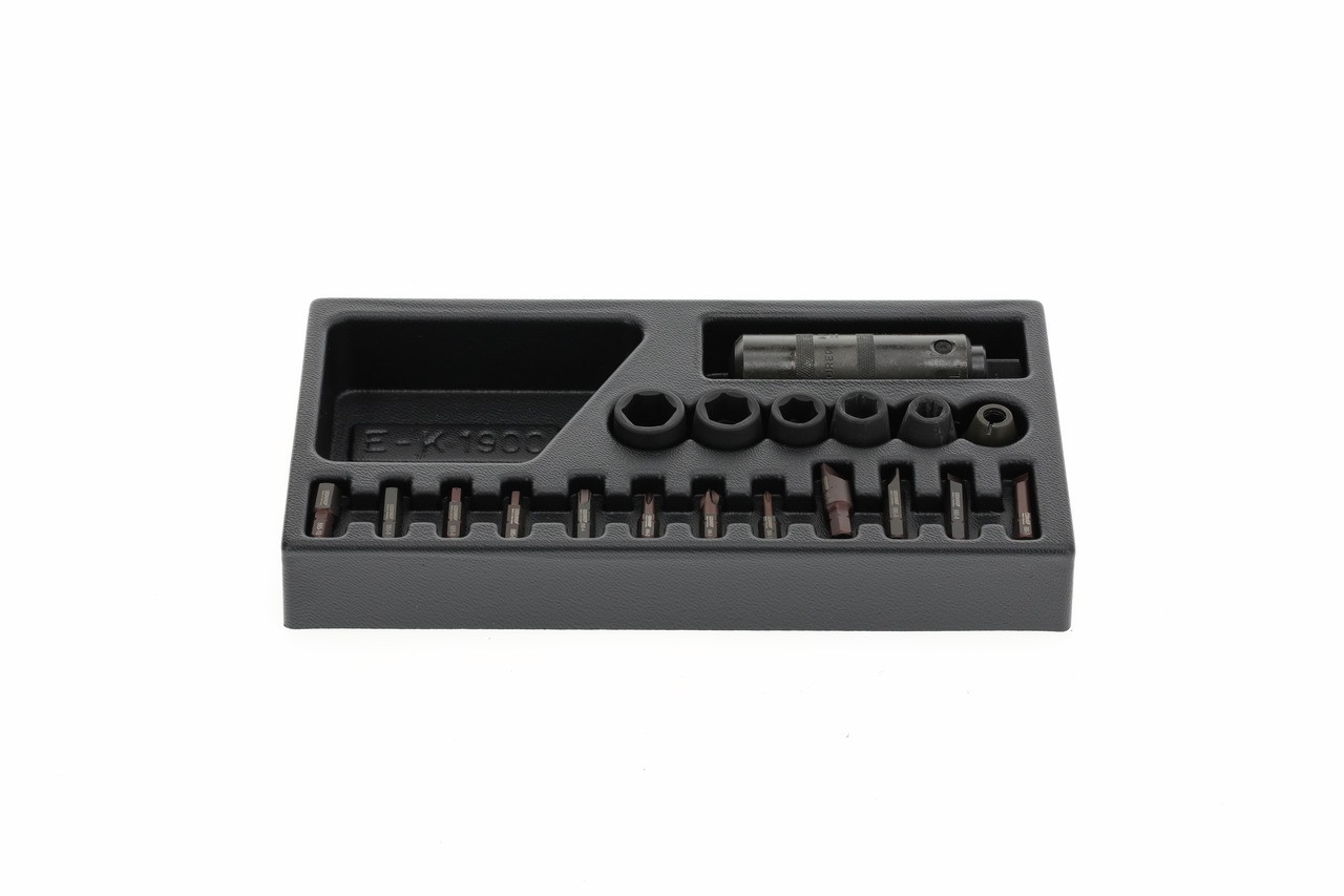 1500 ES-K 1900 Surtido de extractores de tornillos 1/2" en módulo ES 1/3