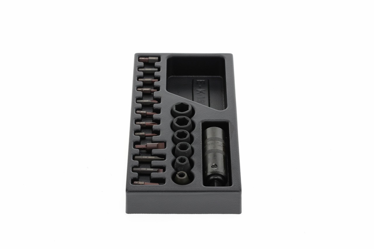 1500 ES-K 1900 Surtido de extractores de tornillos 1/2" en módulo ES 1/3