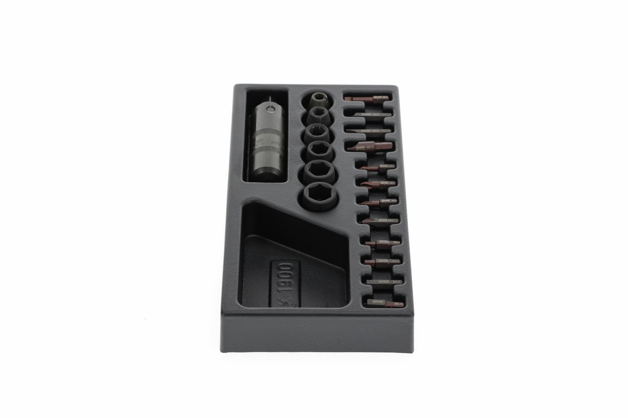 1500 ES-K 1900 Surtido de extractores de tornillos 1/2" en módulo ES 1/3