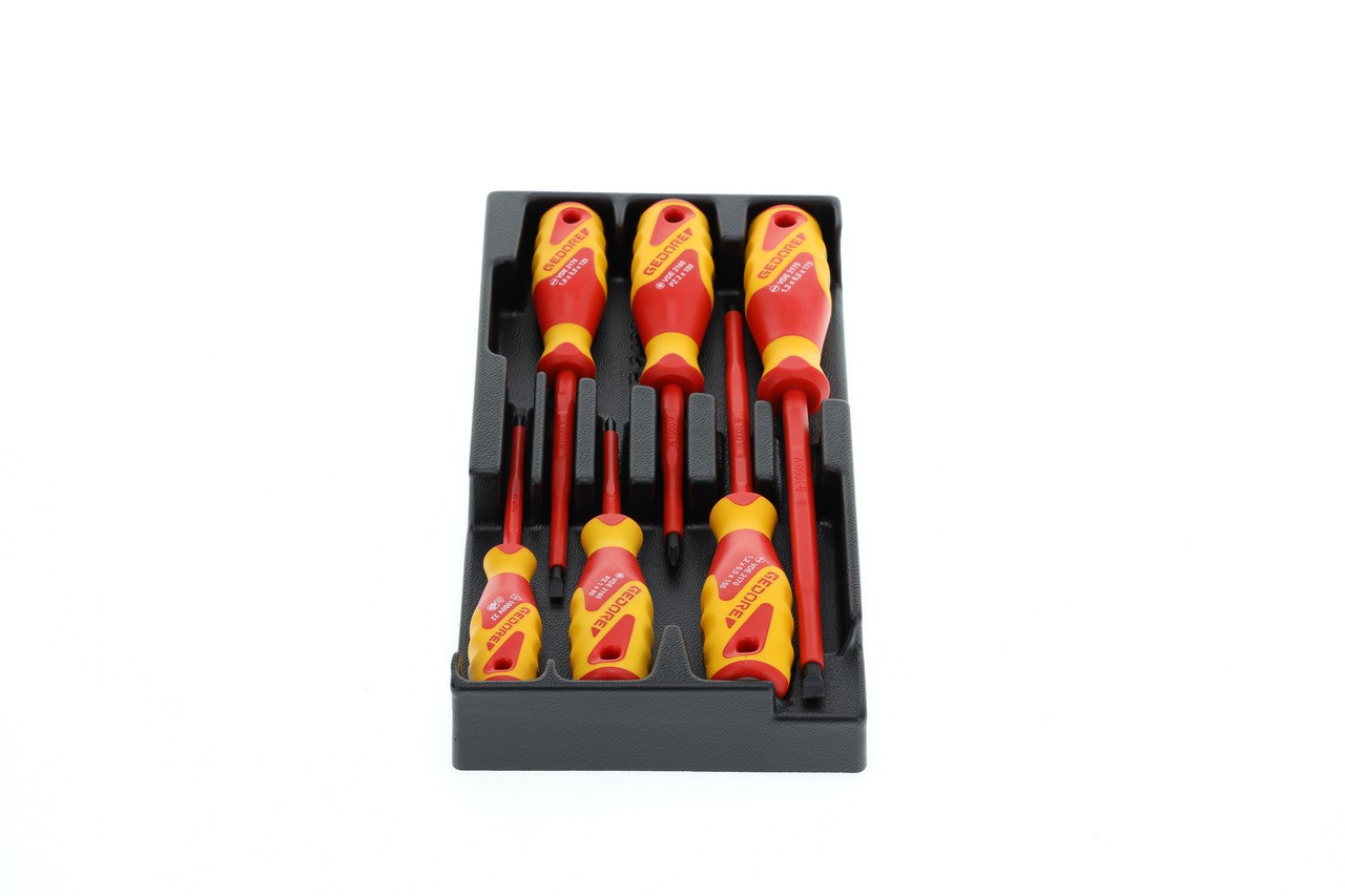 1500 ES-VDE 2170 PZ Juego de destornilladores VDE en módulo 1/3 ES