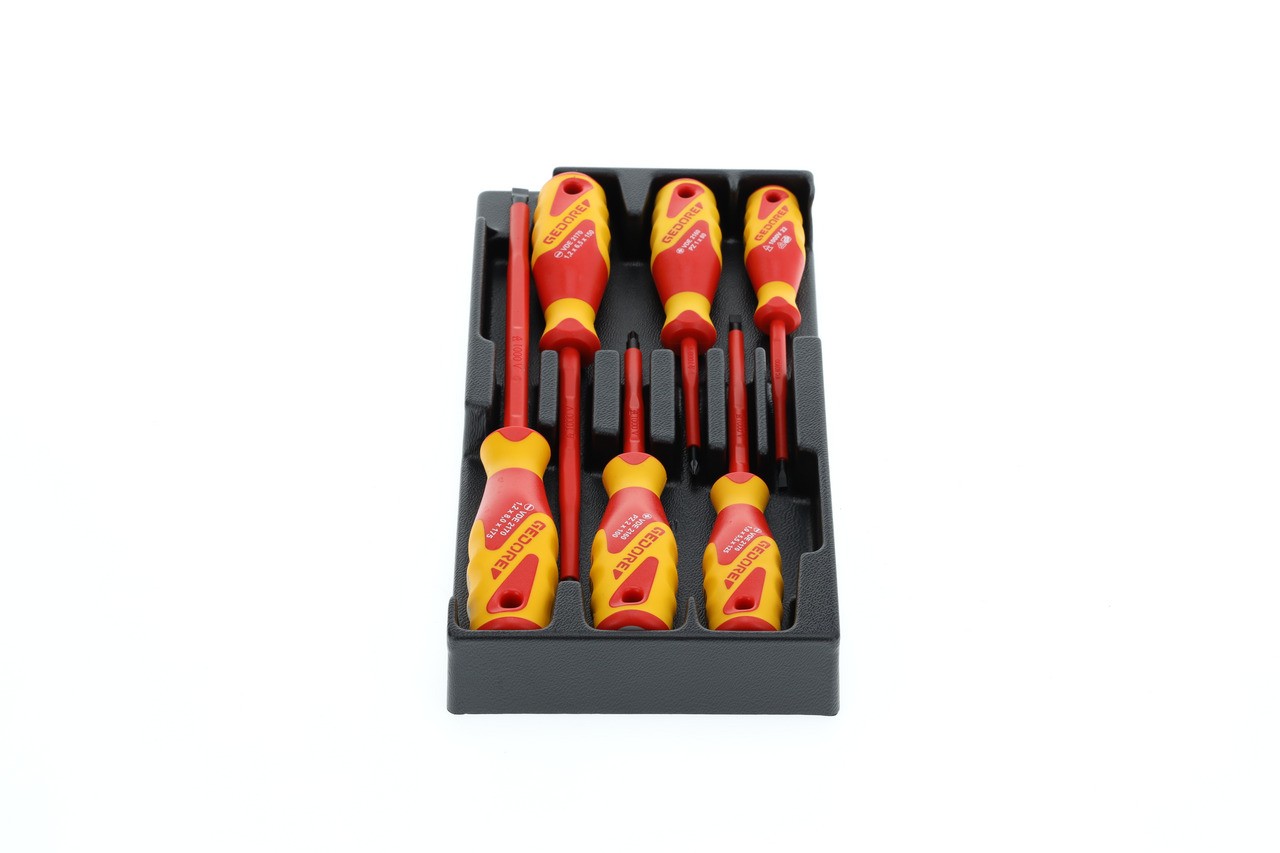 1500 ES-VDE 2170 PZ Juego de destornilladores VDE en módulo 1/3 ES