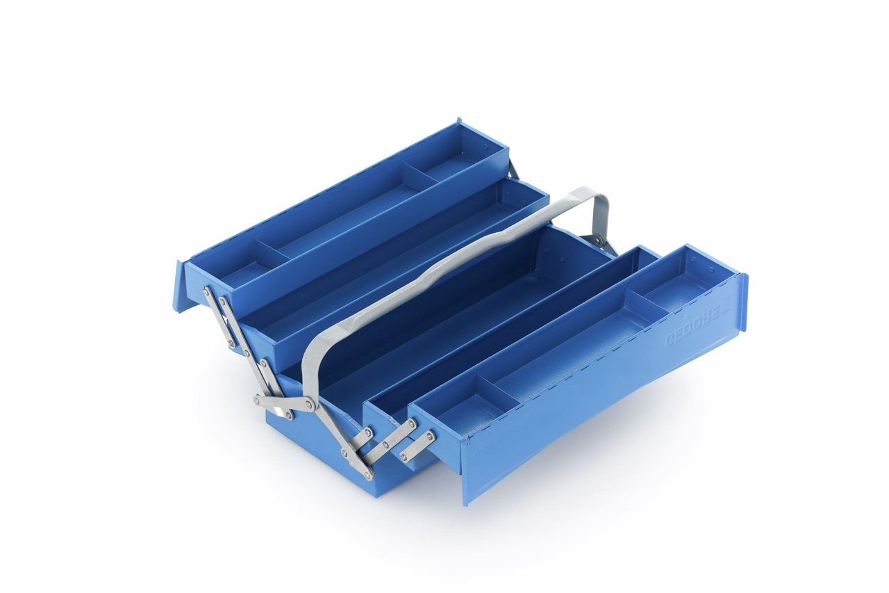 1335 L Caja de herramientas vacía, 5 compartimentos 210x535x225 mm