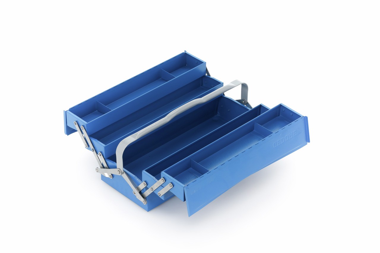 1335 L Caja de herramientas vacía, 5 compartimentos 210x535x225 mm