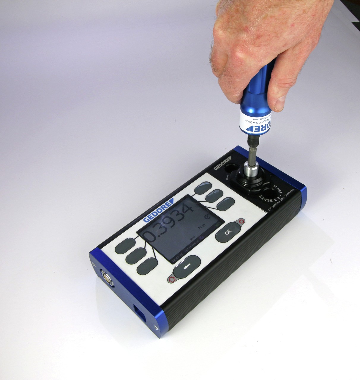 CH 1 Dispositivo de prueba electrónico Capture Hub 0,1-1 Nm