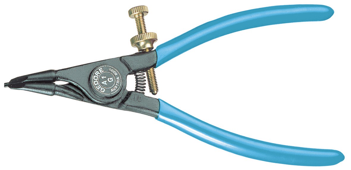 8000 A 1G Alicates de montaje para anillos de seguridad exteriores acodados 4-9mm