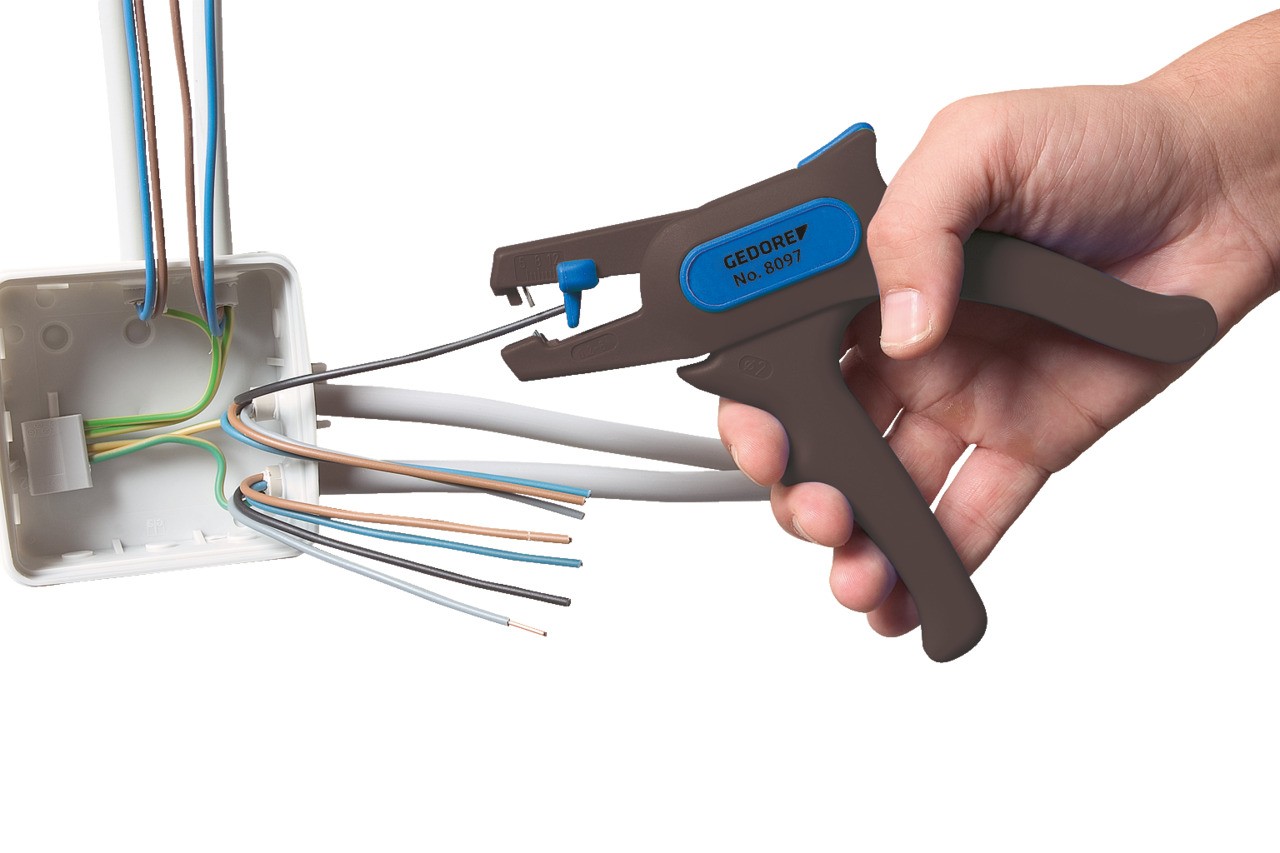 8097 Alicates de pelado de cables, automáticos 0,2-6 mm², 200 mm