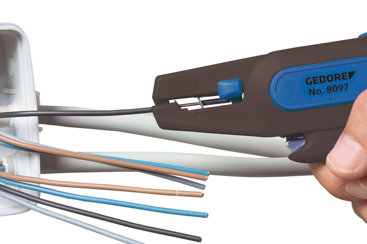 8097 Alicates de pelado de cables, automáticos 0,2-6 mm², 200 mm