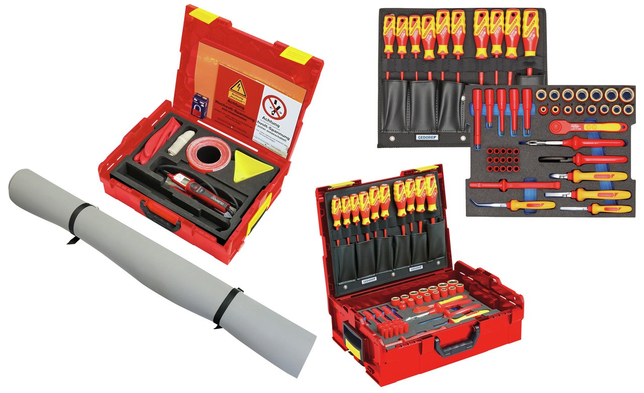 1100-1094-95 ES Juego de herramientas VDE HYBRID + Juego suplementario 63 piezas