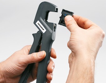 8140 Pinza de crimpado para marco base sin inserto