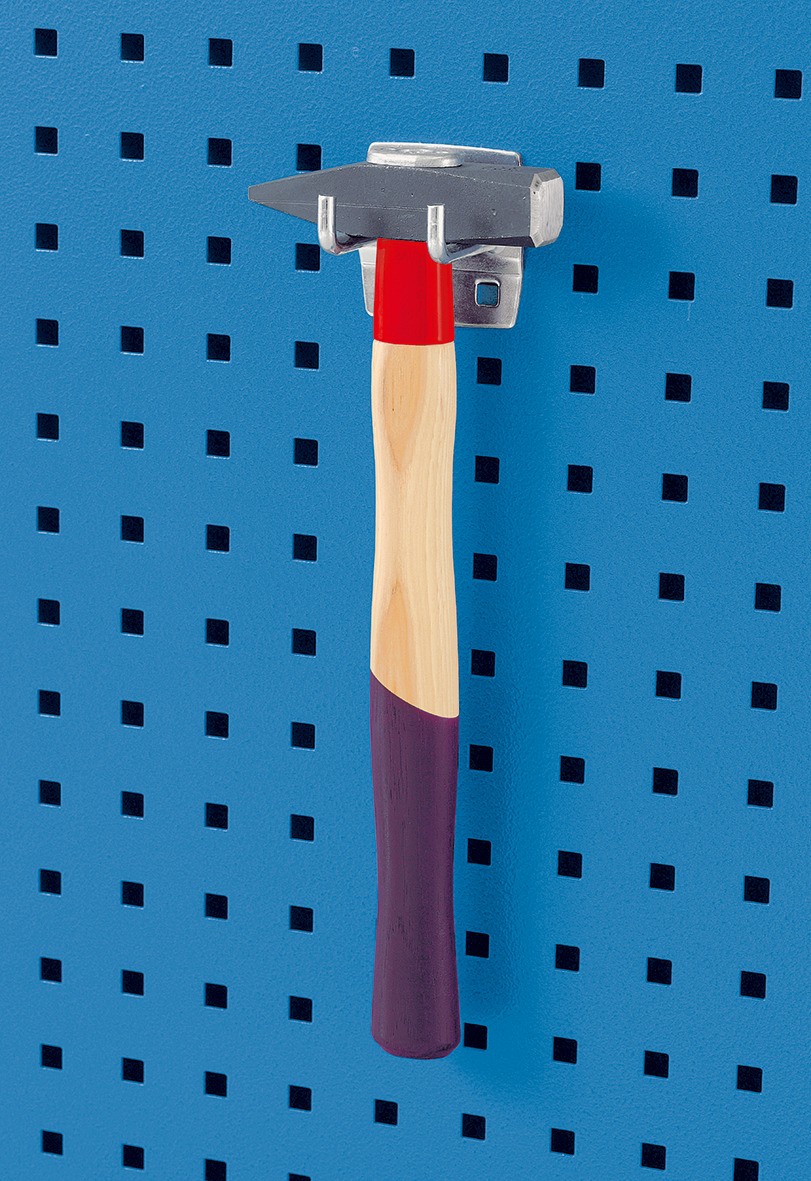 1500 H 21-35 Gancho doble para herramientas, extremo de gancho vertical 35x6 mm