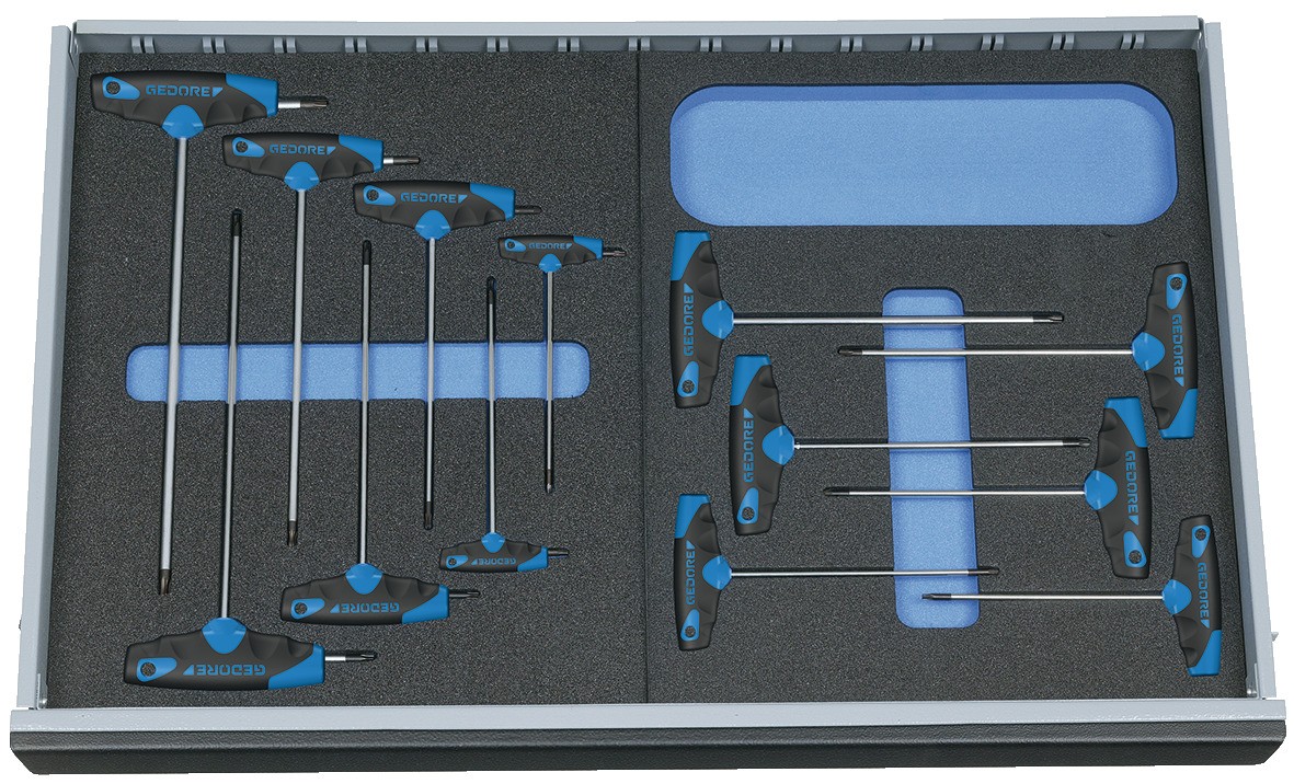2005 CT2-2143 KTX Juego de destornilladores angulares en módulo Check-Tool 7 -te piezas