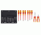 S 1100 W-002 VDE Kit de herramientas VDE, alicates/destornilladores para tarjeta de herramientas ET-1100 W