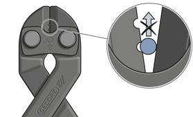 8340-200 JL Corta pernos 200 mm Mango 2K