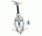 1.09/1 Extractor TWIST+PULL de 3 brazos con fijación de rotación 30x130 mm