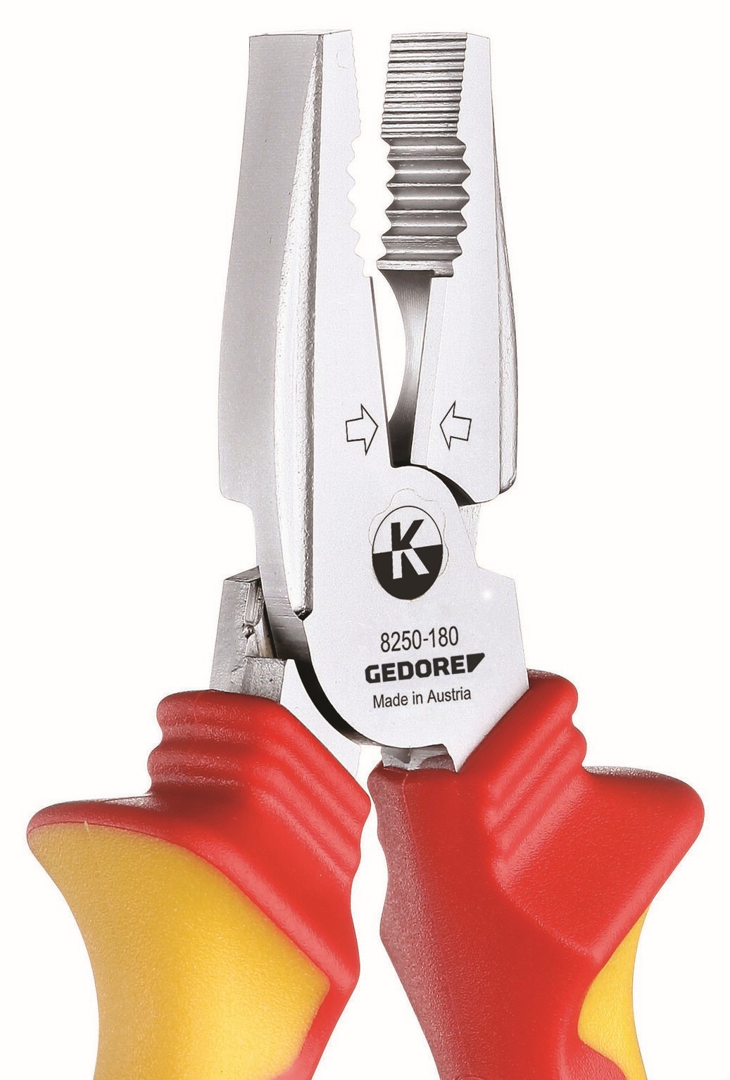 VDE 8250-160 H Alicate combinado de alta resistencia VDE con aislamiento de funda 160 mm