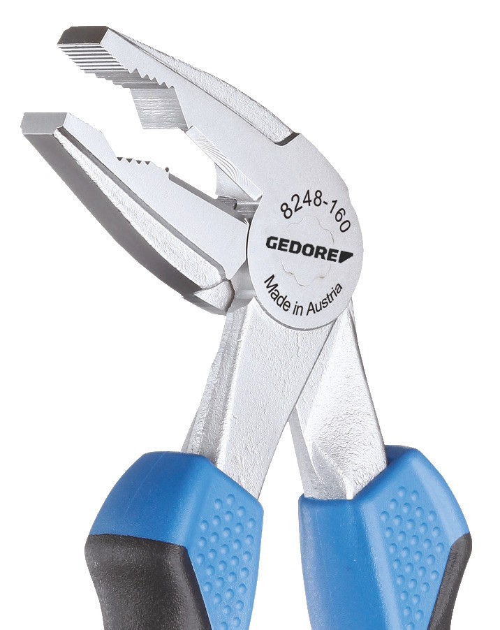 8248-160 JC Alicates de combinación angulados 160 mm Mango 2K
