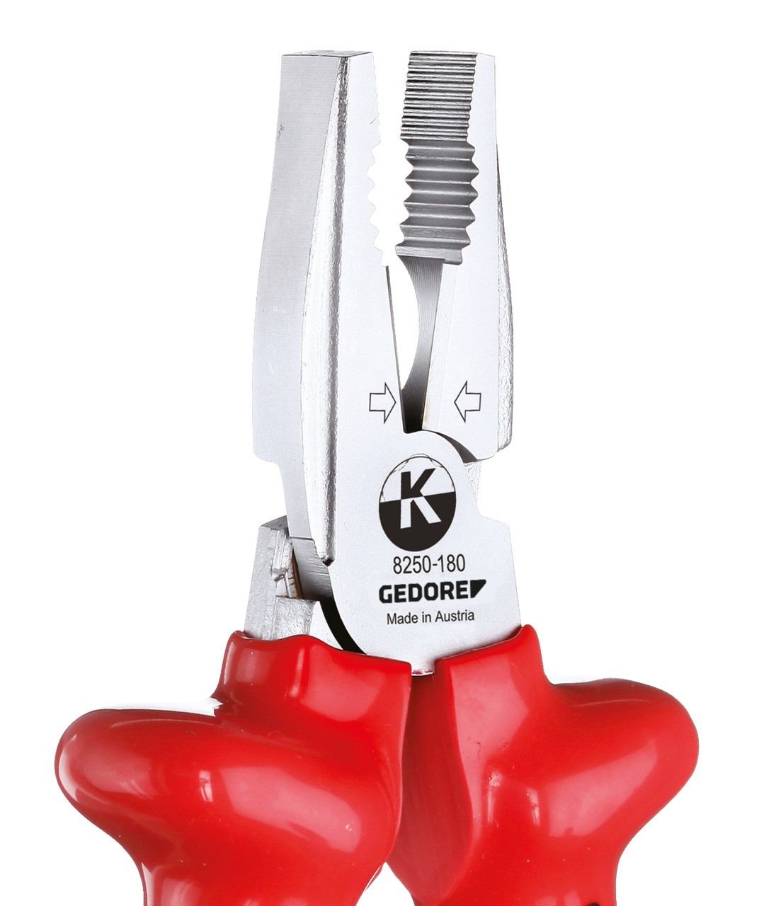 VDE 8250-160 Alicate combinado de alta resistencia VDE con aislamiento por inmersión 160 mm