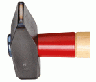 600 IH-500 Martillo de herrero ROTBAND-PLUS con mango de nogal americano 500 g