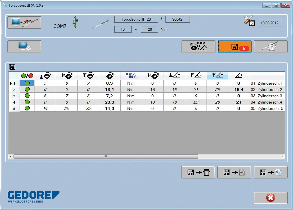 TT3KH 350 Llave de torque electrónica TorcoTronic III 70-350 Nm