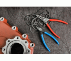 8000 J 21 Alicates de montaje para anillos de seguridad interiores acodados 19-60mm