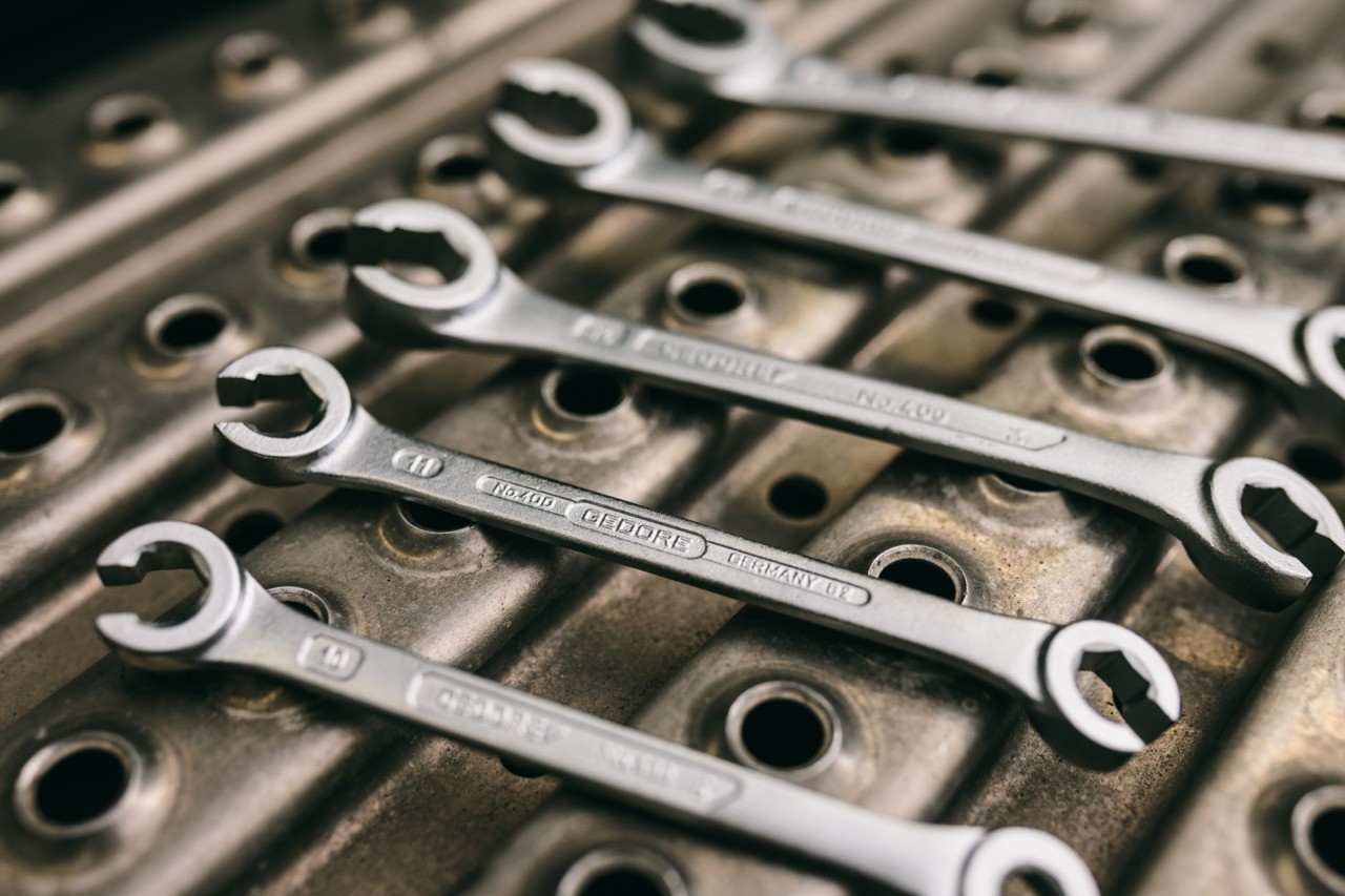 400 9X11 Llave de anillo doble abierta 6 caras 9x11 mm