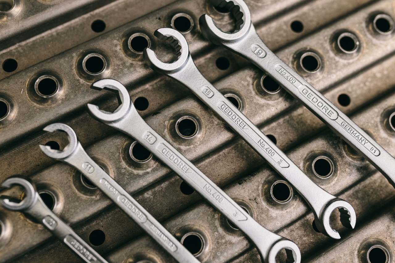 400 9X11 Llave de anillo doble abierta 6 caras 9x11 mm